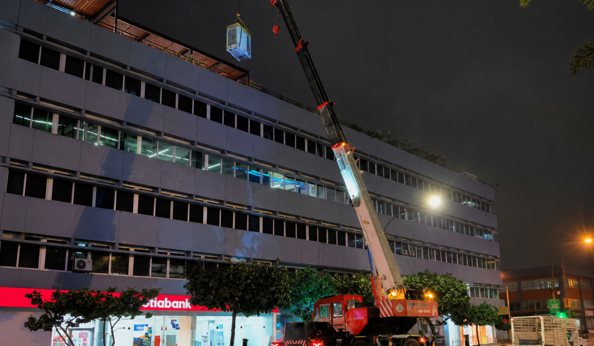 Instalación de Sistema HVAC en Sucursal Bancaria