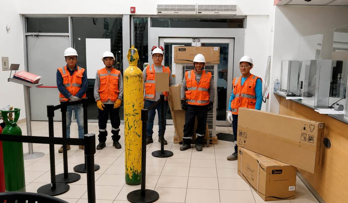 Recepción y Preparación de Equipos en Obra
